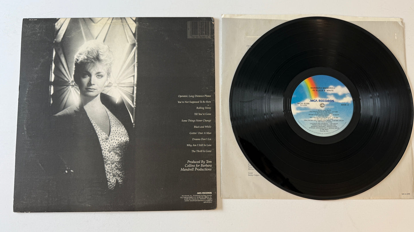 Barbara Mandrell In Black & White Used Vinyl LP VG+\VG