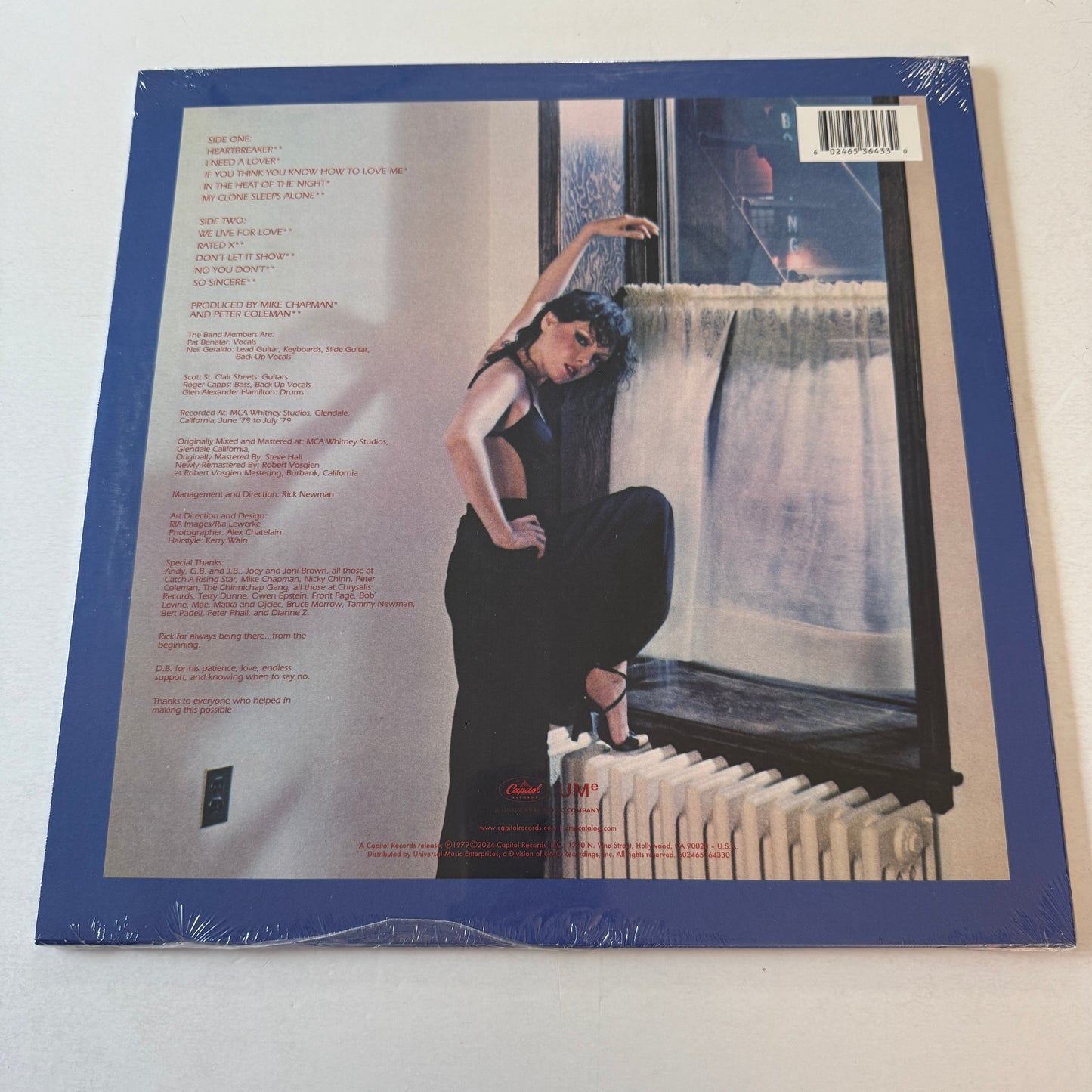 Pat Benatar In The Heat Of The Night New Vinyl LP M\M