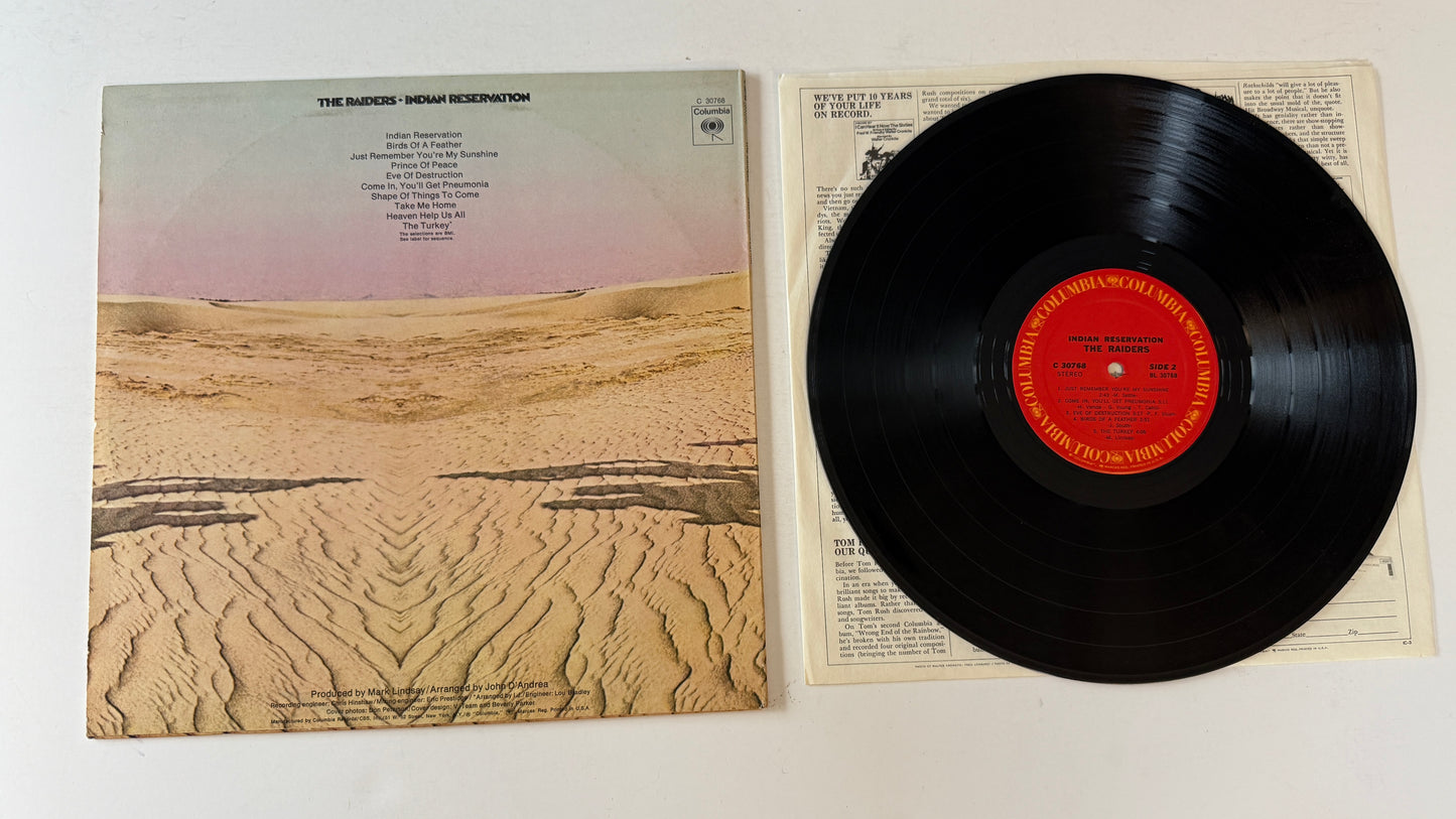 Raiders Indian Reservation Used Vinyl LP VG+\VG