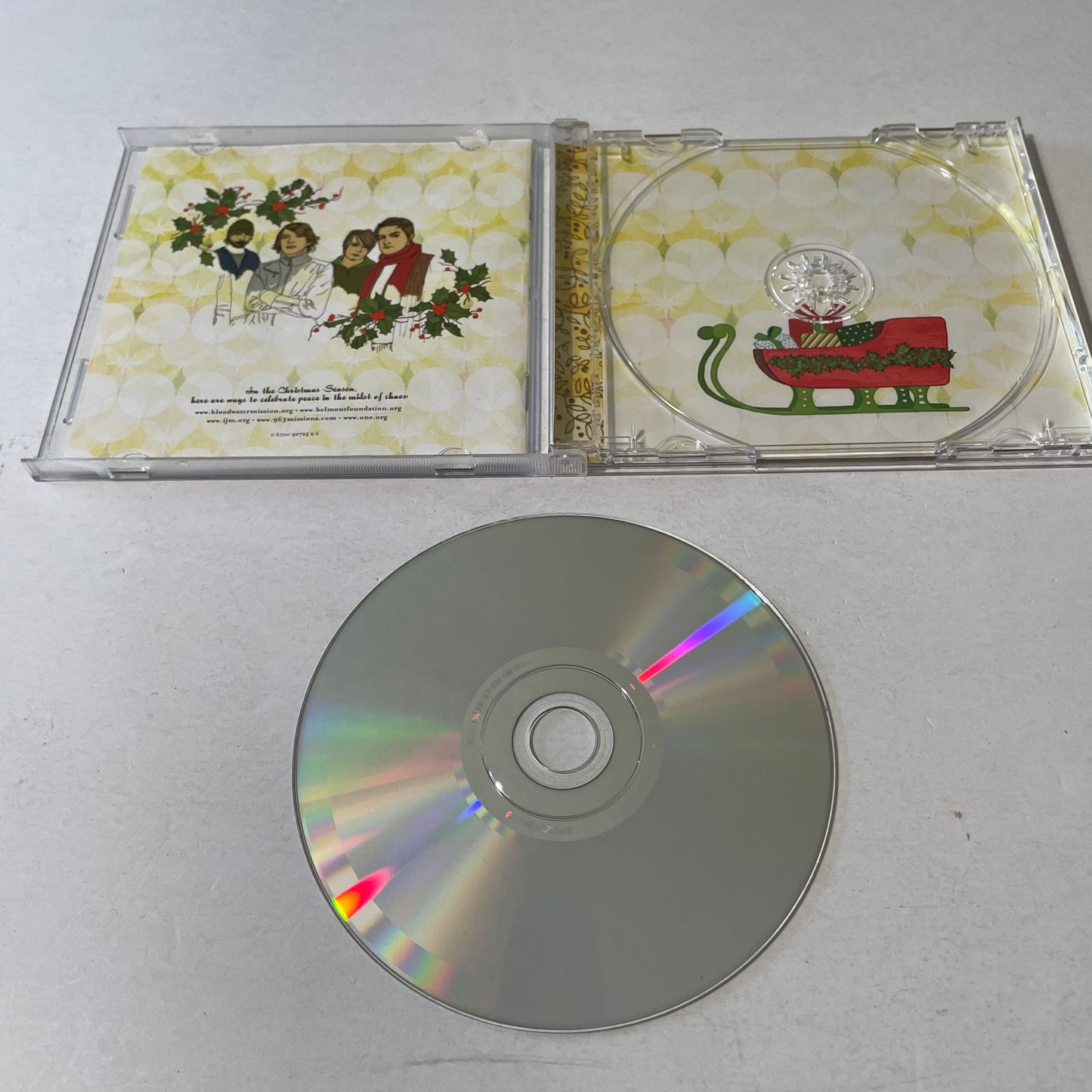 Jars Of Clay Christmas Songs Used CD VG+\VG+ Silver