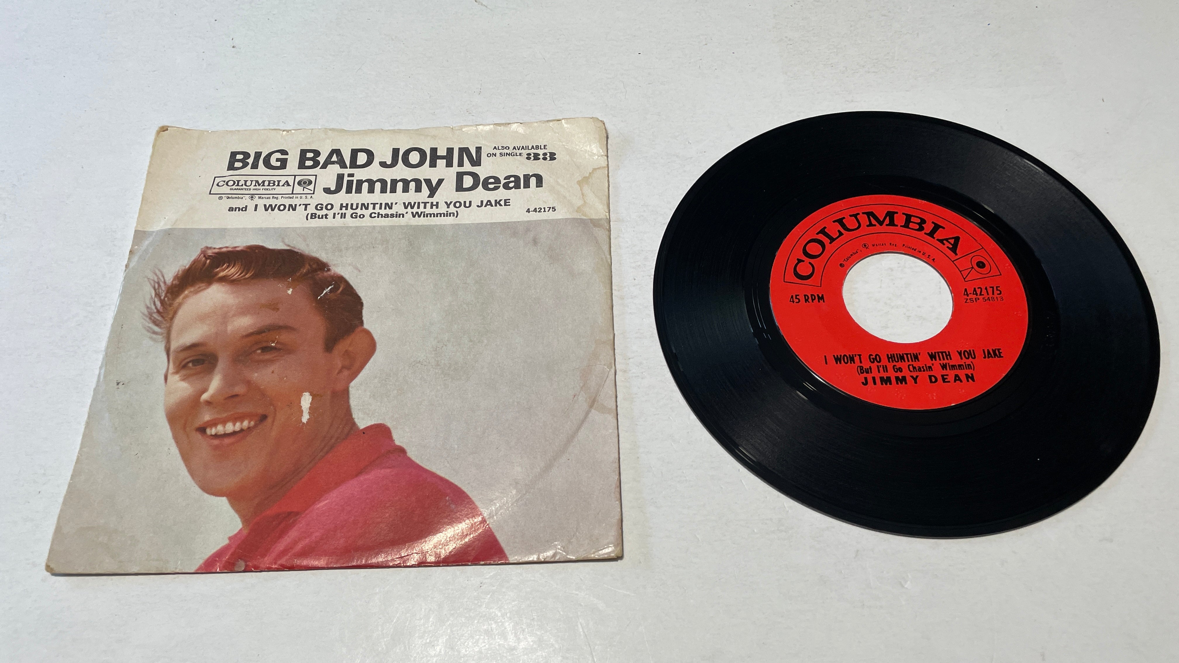 Jimmy Dean Big Bad John Used 45 RPM 7" Vinyl VG+\VG+ – Slow Turnin Vinyl