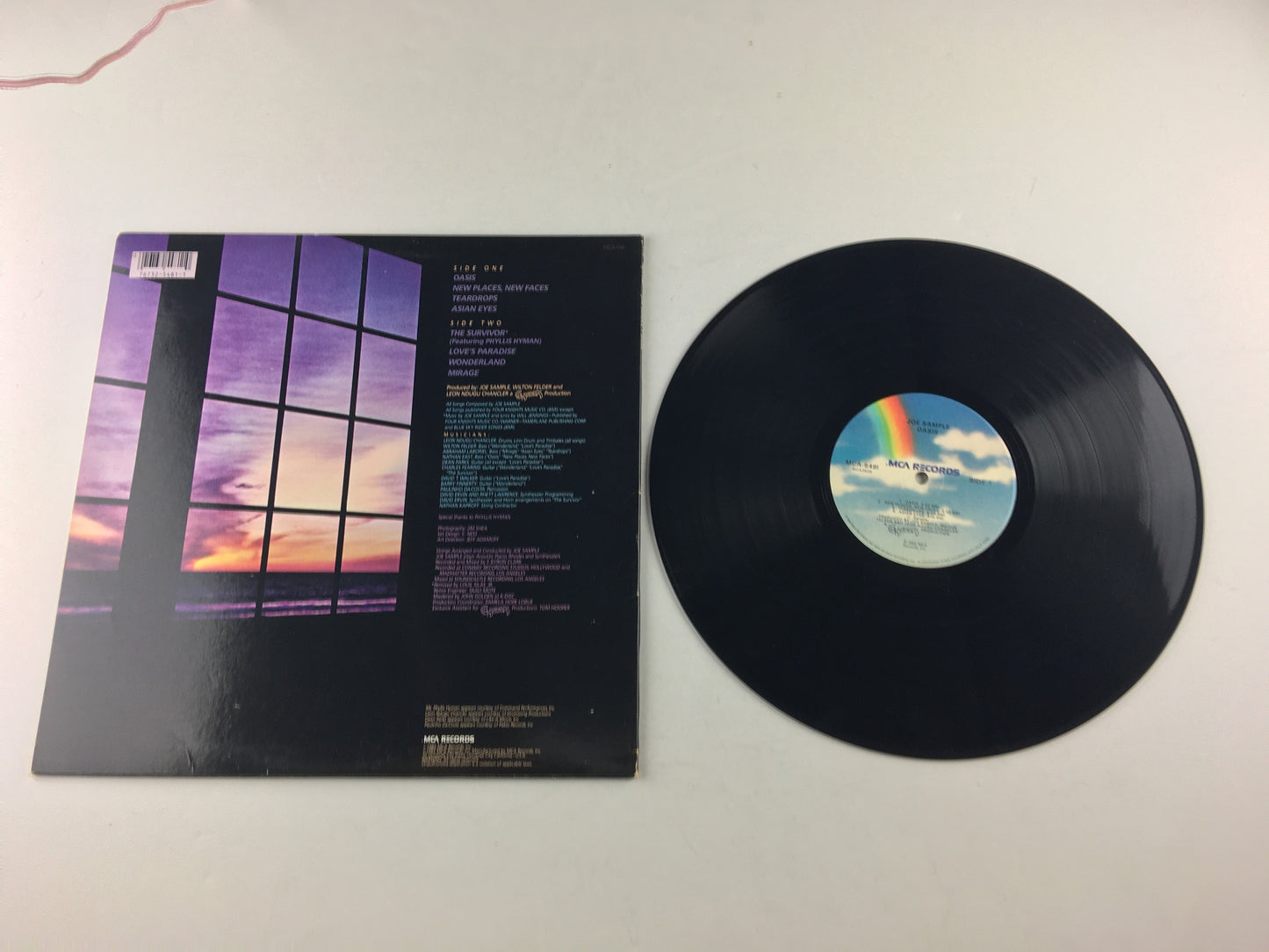 Joe Sample Oasis Used Vinyl LP VG+\VG+