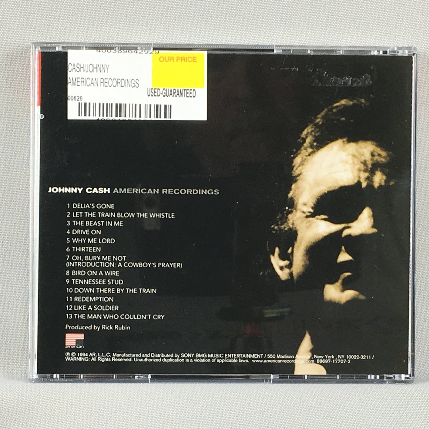Johnny Cash American Recordings \ Silver