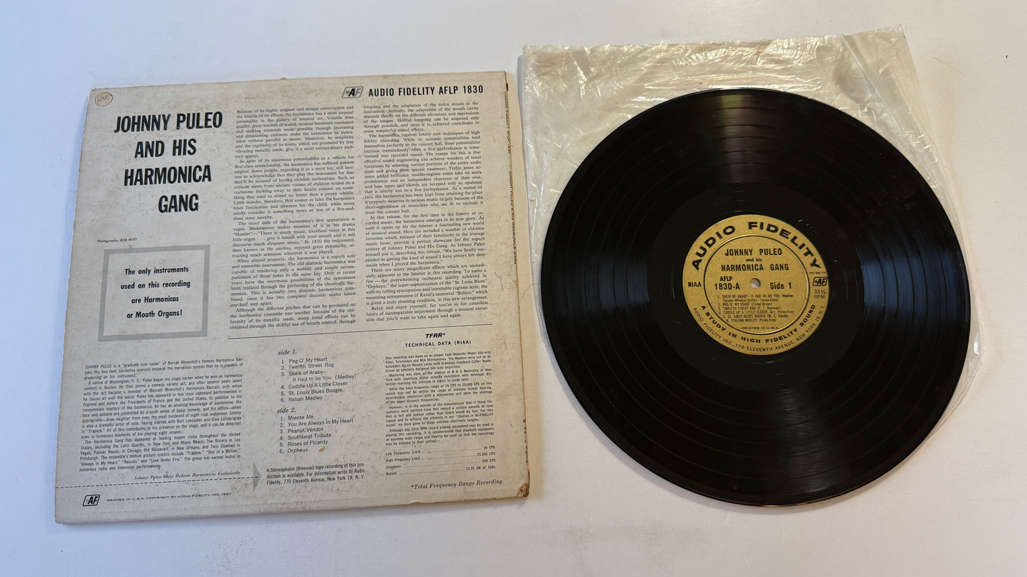 Johnny Puleo And His Harmonica Gang Johnny Puleo And His Harmonica Gang Used Vinyl LP VG\VG