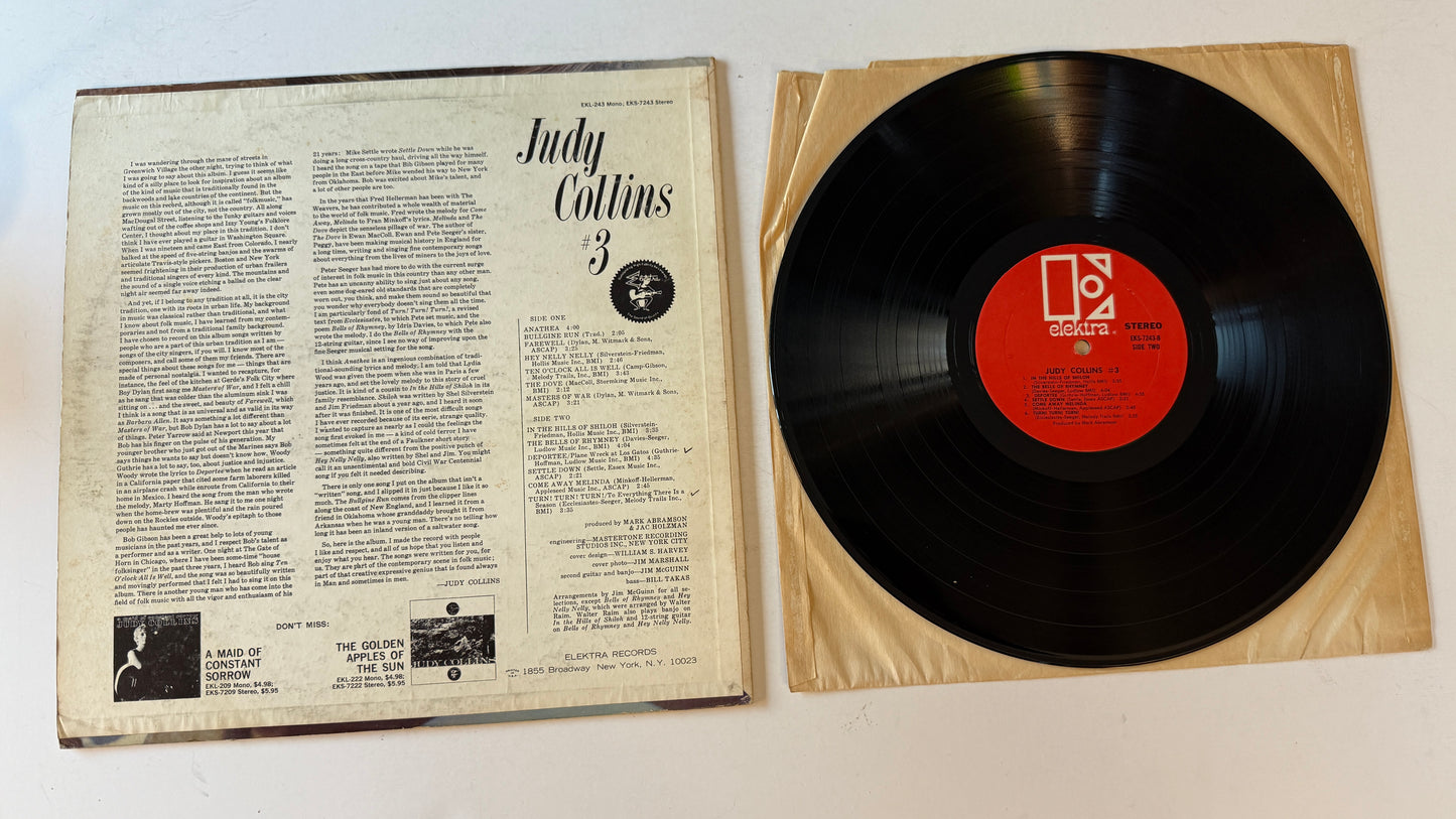 Judy Collins Judy Collins #3 Used Vinyl LP VG+\VG