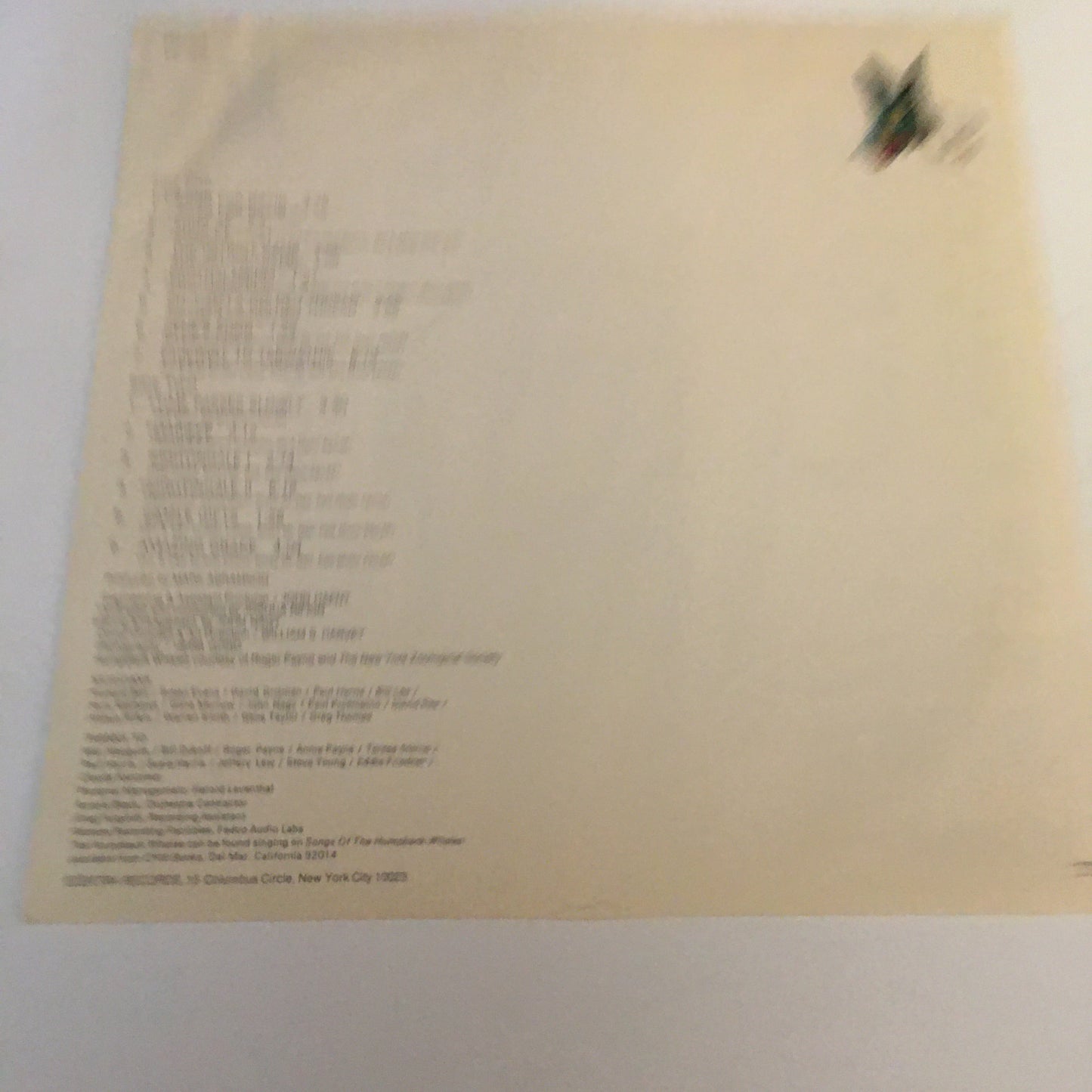 Judy Collins Whales And Nightingales Used Vinyl LP VG+\VG Black