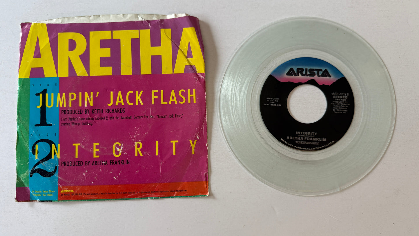 Aretha Franklin Jumpin' Jack Flash Used 45 RPM 7" Vinyl VG+\