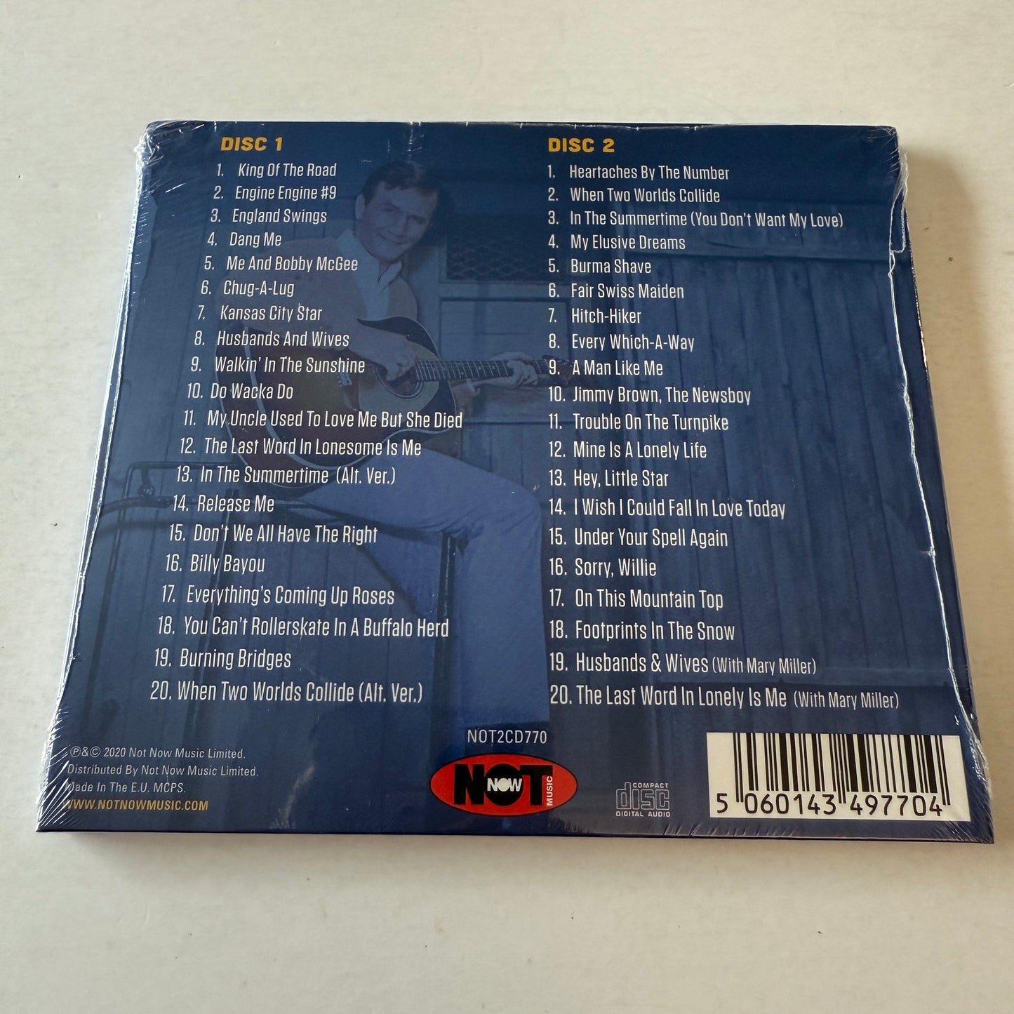 Roger Miller King Of The Road - The Best Of New Sealed Digipak 2CD M\M