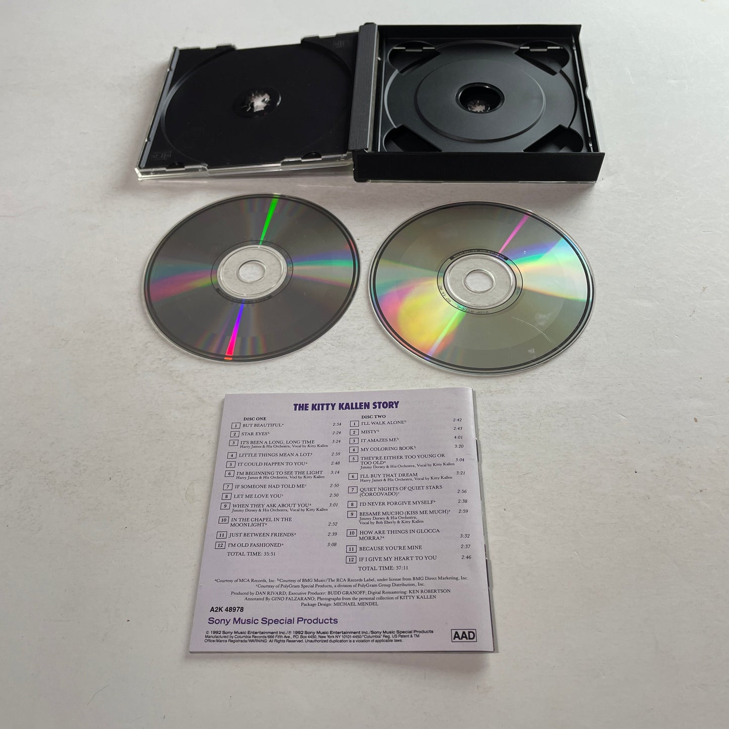 Kitty Kallen The Kitty Kallen Story Used 2CD VG+\VG+