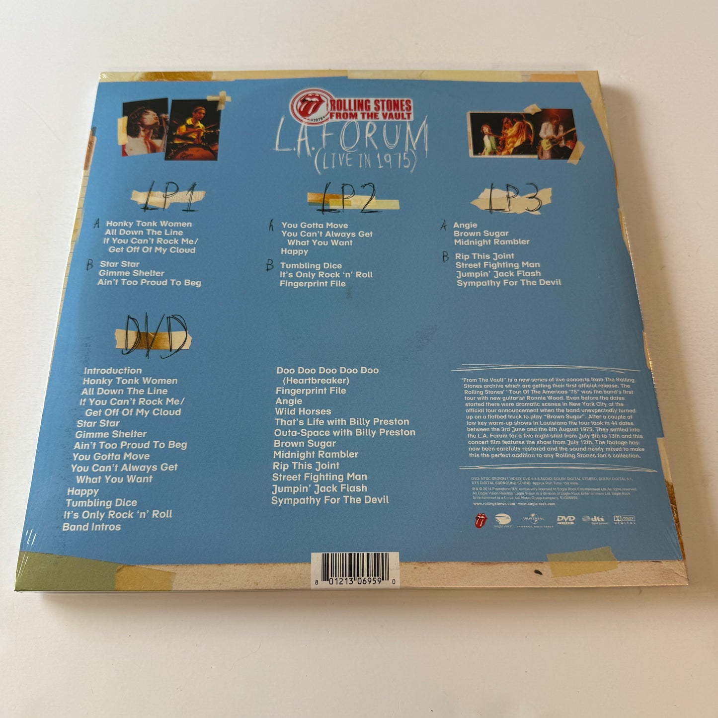 The Rolling Stones L.A. Forum (Live In 1975) New Vinyl 3LP M\M