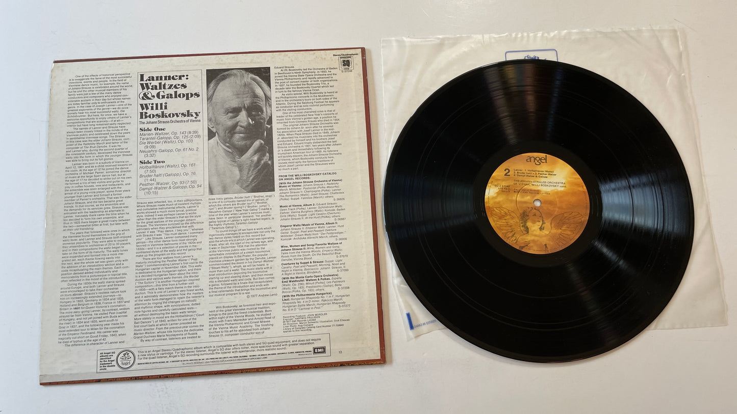 Willi Boskovsky Lanner: Waltzes & Galops Used Vinyl LP VG+\VG+