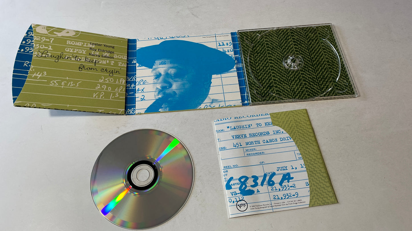 Lester Young, Roy Eldridge And Harry Edison Laughin' To Keep From Cryin' Used CD VG+\VG+