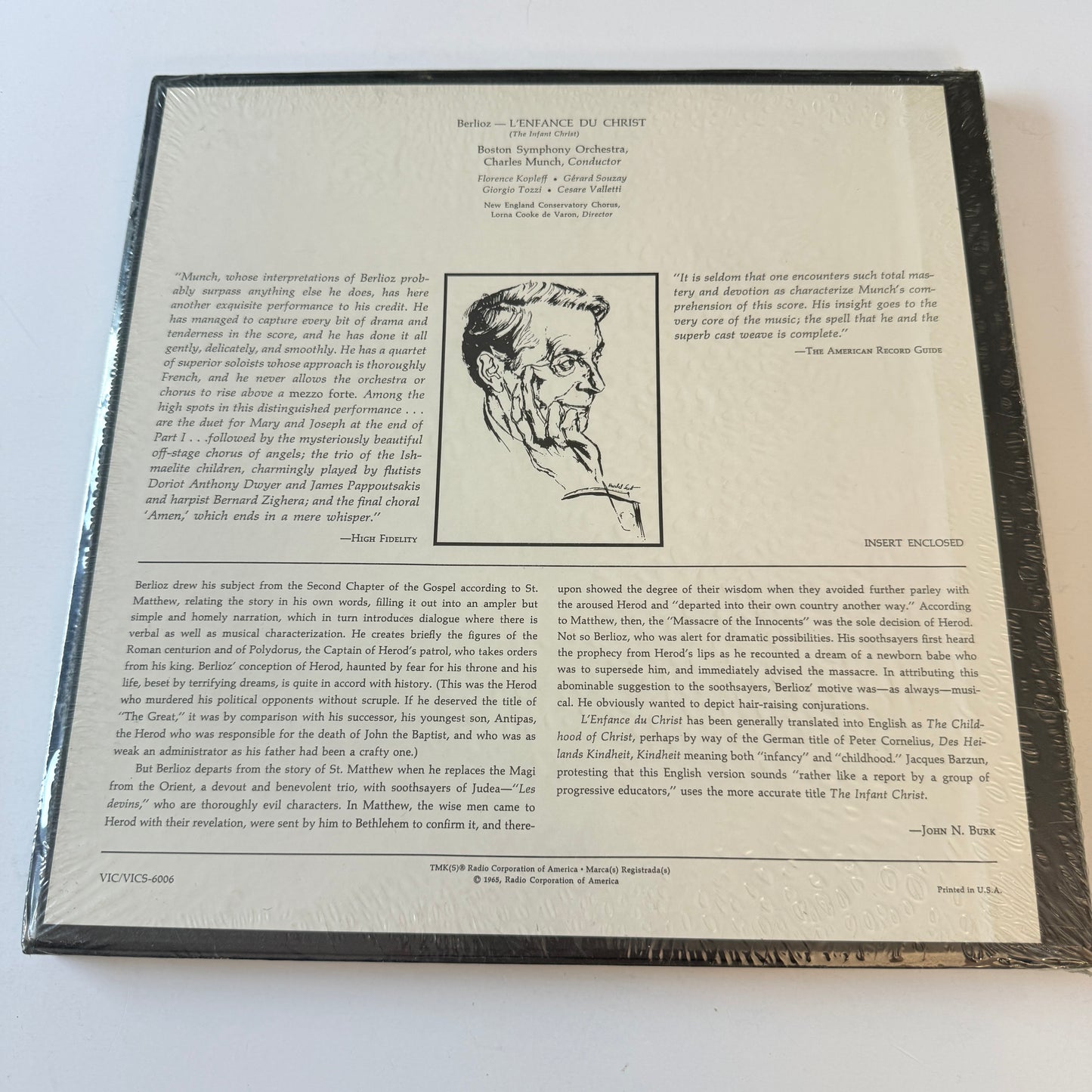 Hector Berlioz L'Enfance Du Christ New Vinyl Box Set M\NM