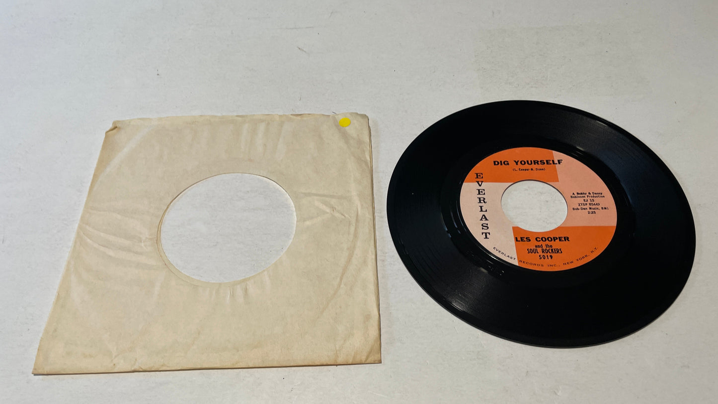 Les Cooper And The Soul Rockers Wiggle Wobble Used 45 RPM 7" Vinyl VG+\VG+ Black