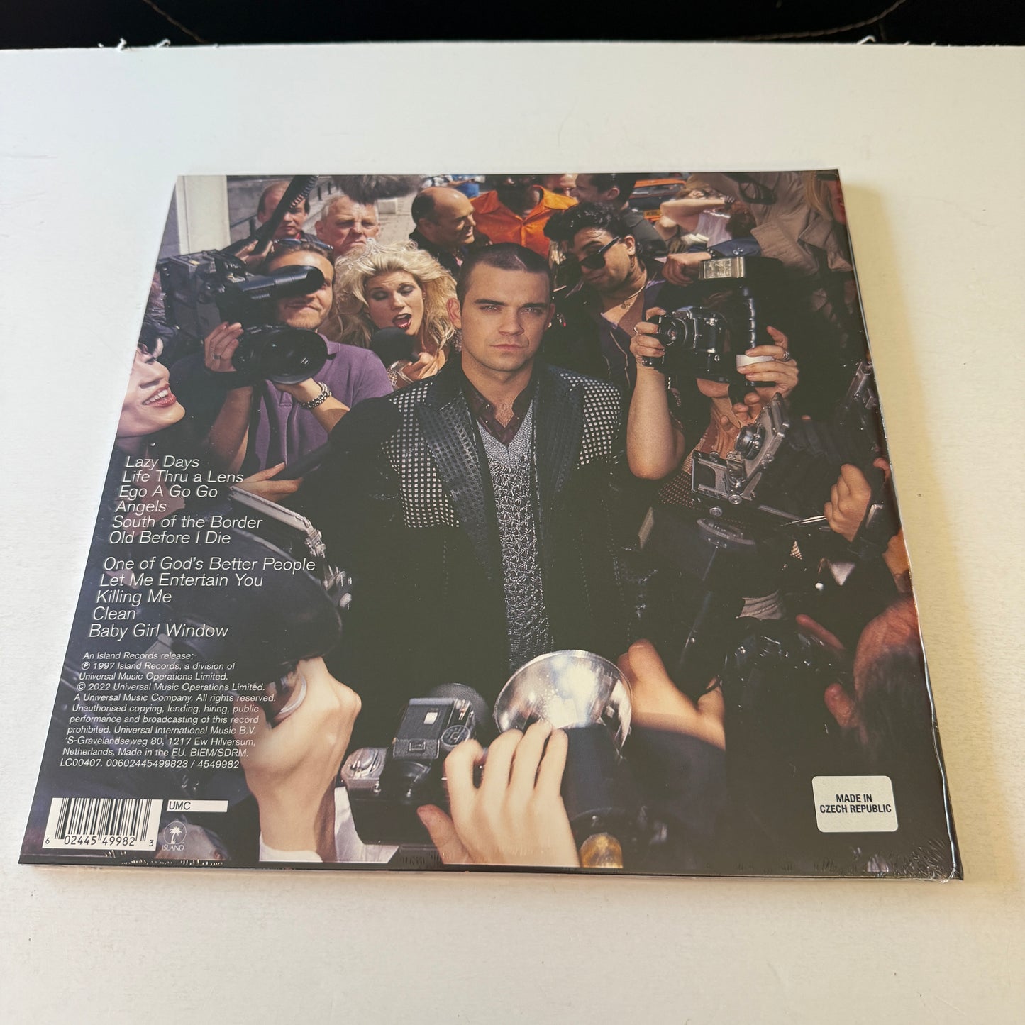 Robbie Williams Life Thru A Lens New Colored Vinyl LP M\M