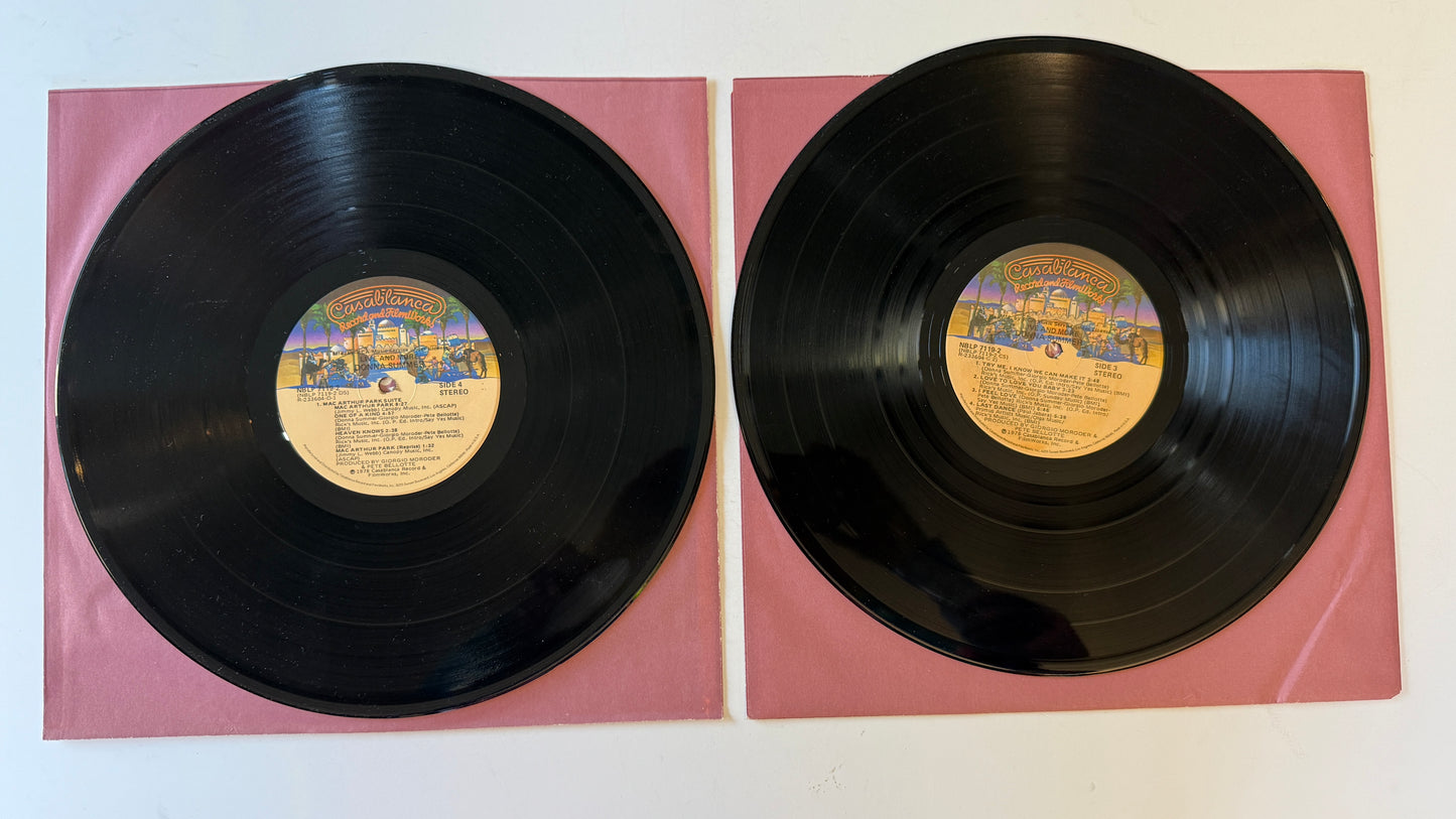 Donna Summer Live And More Used Vinyl 2LP VG+\VG