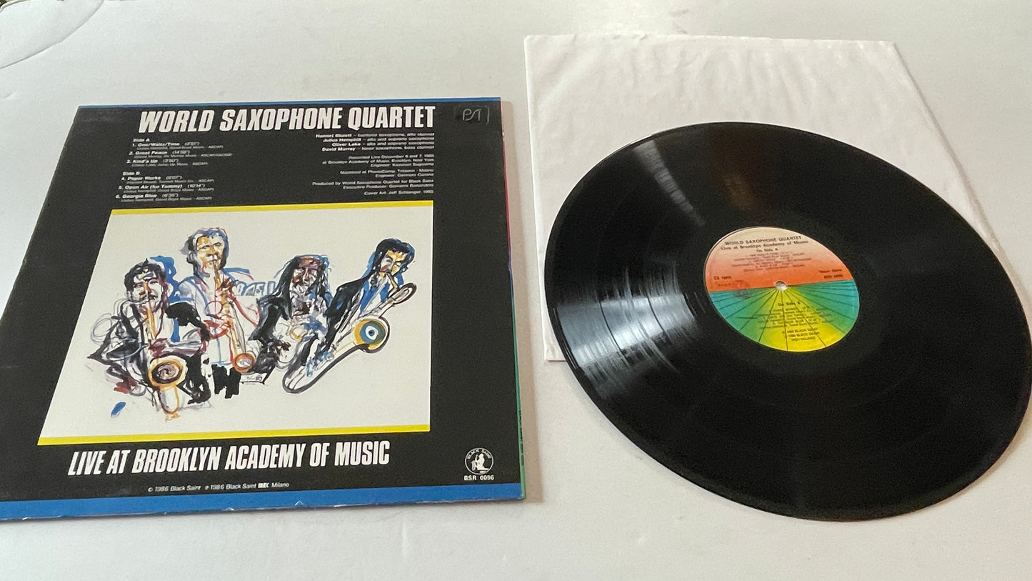World Saxophone Quartet Live At Brooklyn Academy Of Music Used Vinyl LP VG+\VG+