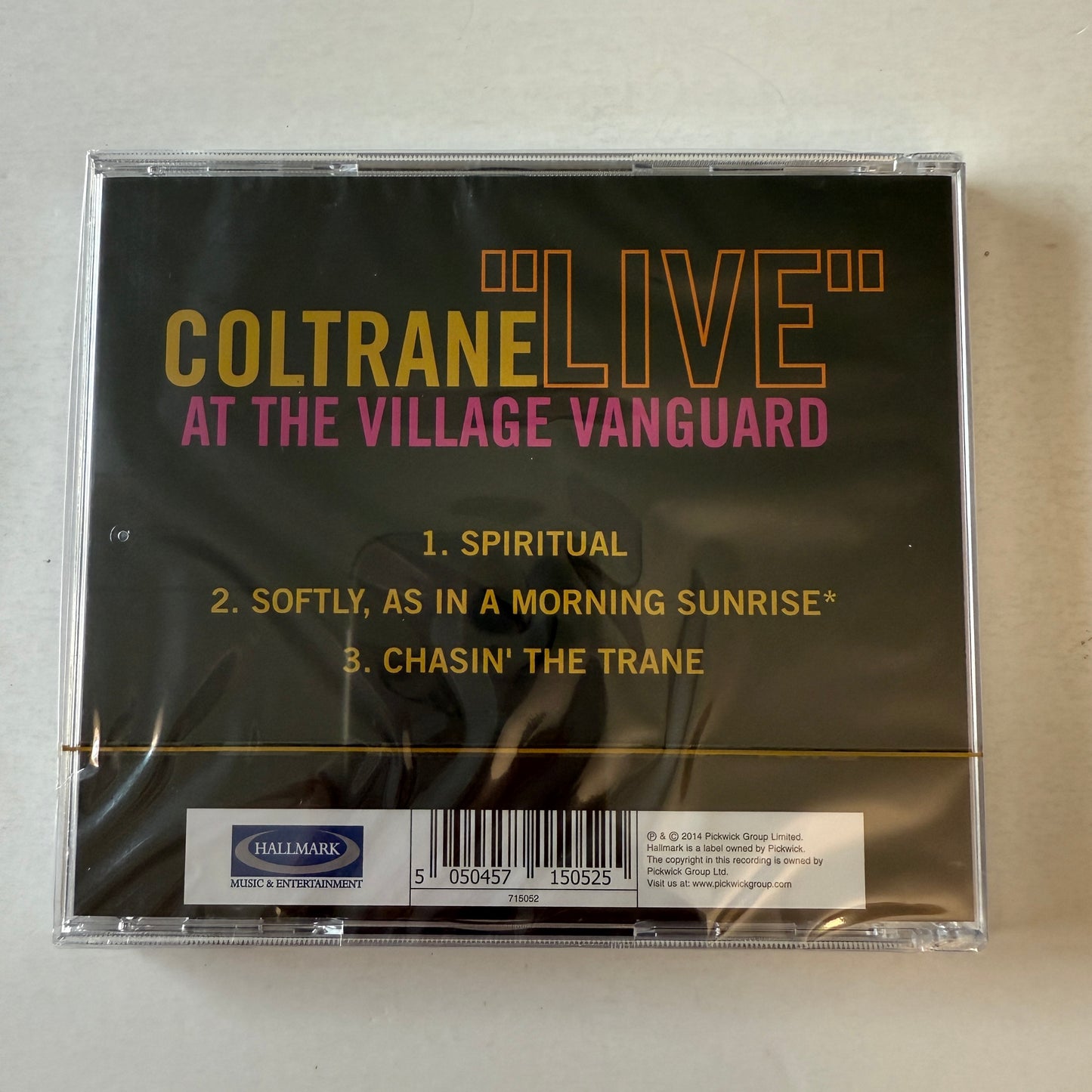 John Coltrane "Live" At The Village Vanguard New Sealed CD M\VG