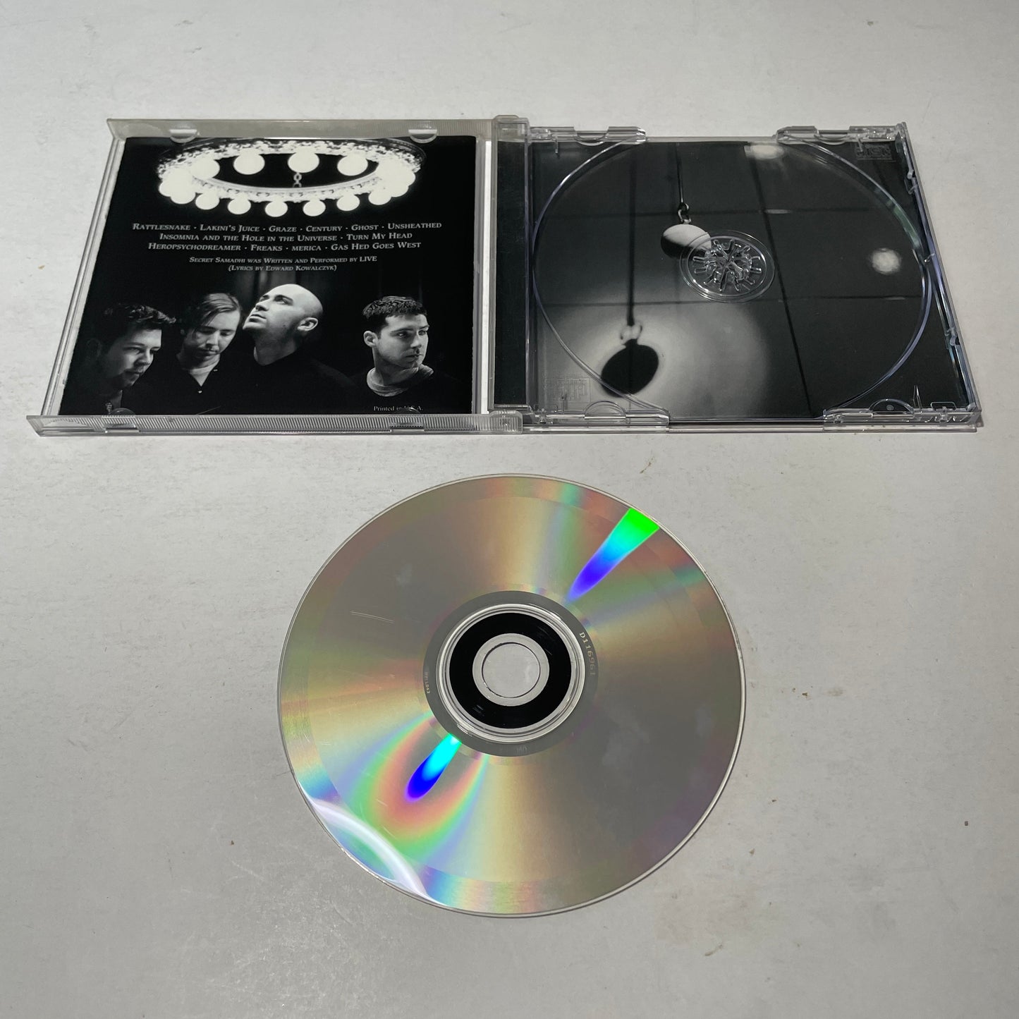 Live Secret Samadhi Used CD VG+\VG+ Silver