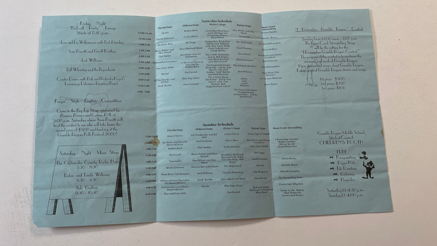 Gamble Rogers Live: The Warm Way Home Used Vinyl LP VG+\VG