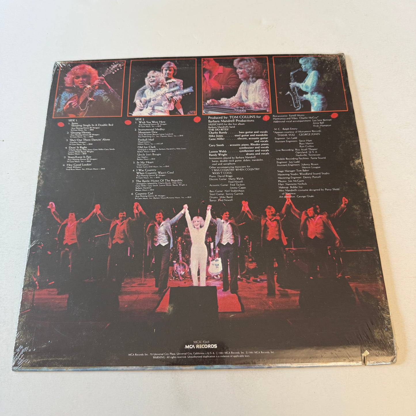 Barbara Mandrell Live Used Vinyl LP M\VG+