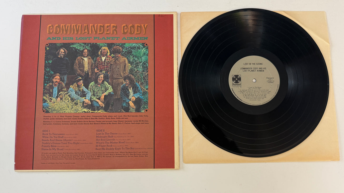 Commander Cody And His Lost Planet Airmen Lost In The Ozone Used Vinyl LP VG+\VG+