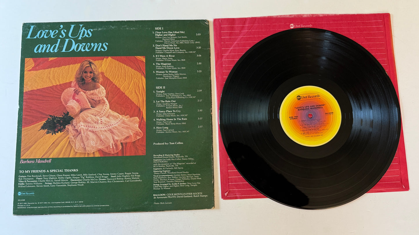 Barbara Mandrell Love's Ups And Downs Used Vinyl LP VG+\VG