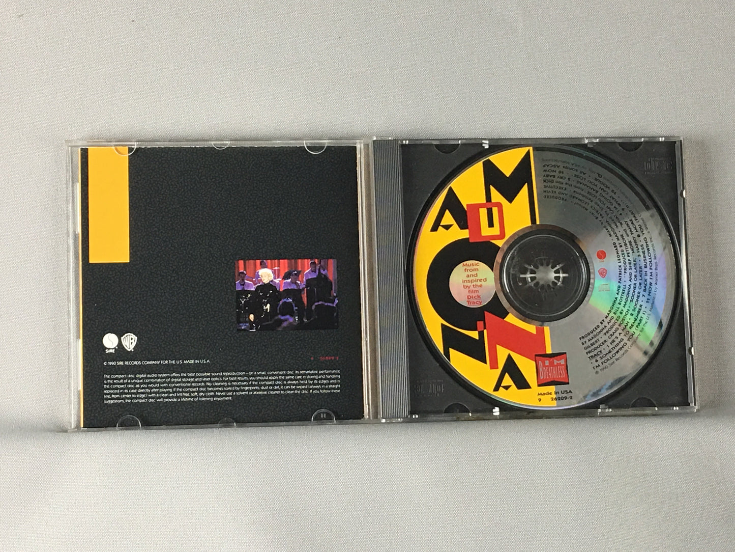 Madonna I'm Breathless Used CD VG+\VG+ Silver