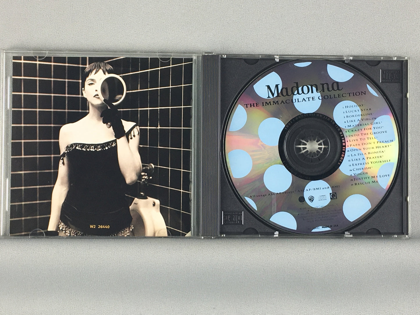 Madonna The Immaculate Collection - Orig Press \ Silver