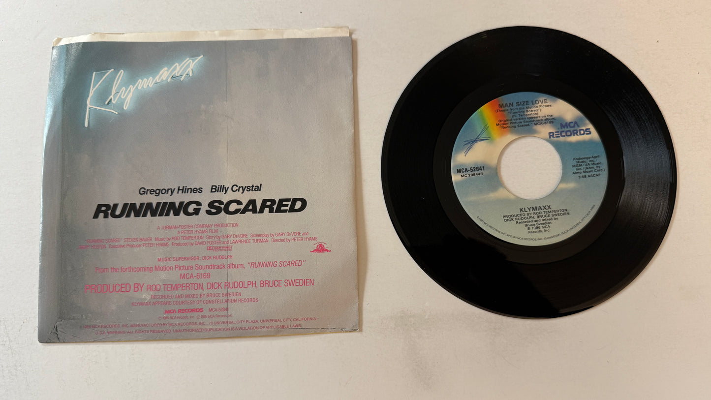 Klymaxx Man Size Love Used 45 RPM 7" Vinyl VG+\