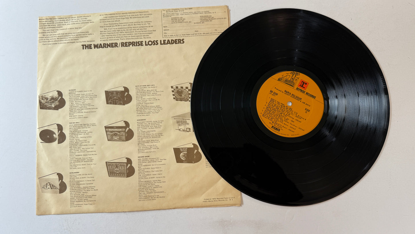 Maria Muldaur Maria Muldaur Used Vinyl LP VG+\VG