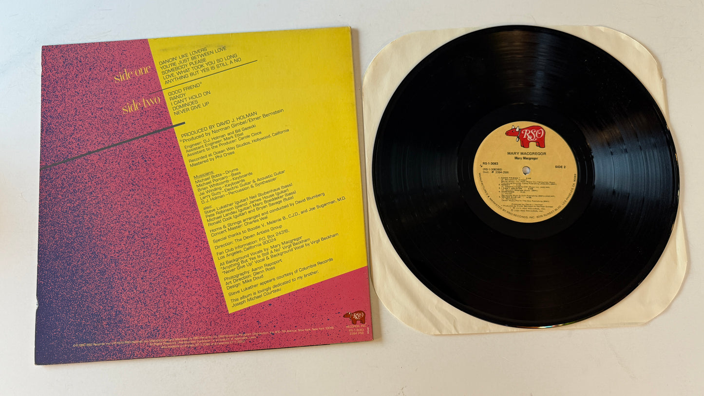 Mary MacGregor Mary MacGregor Used Vinyl LP VG+\VG
