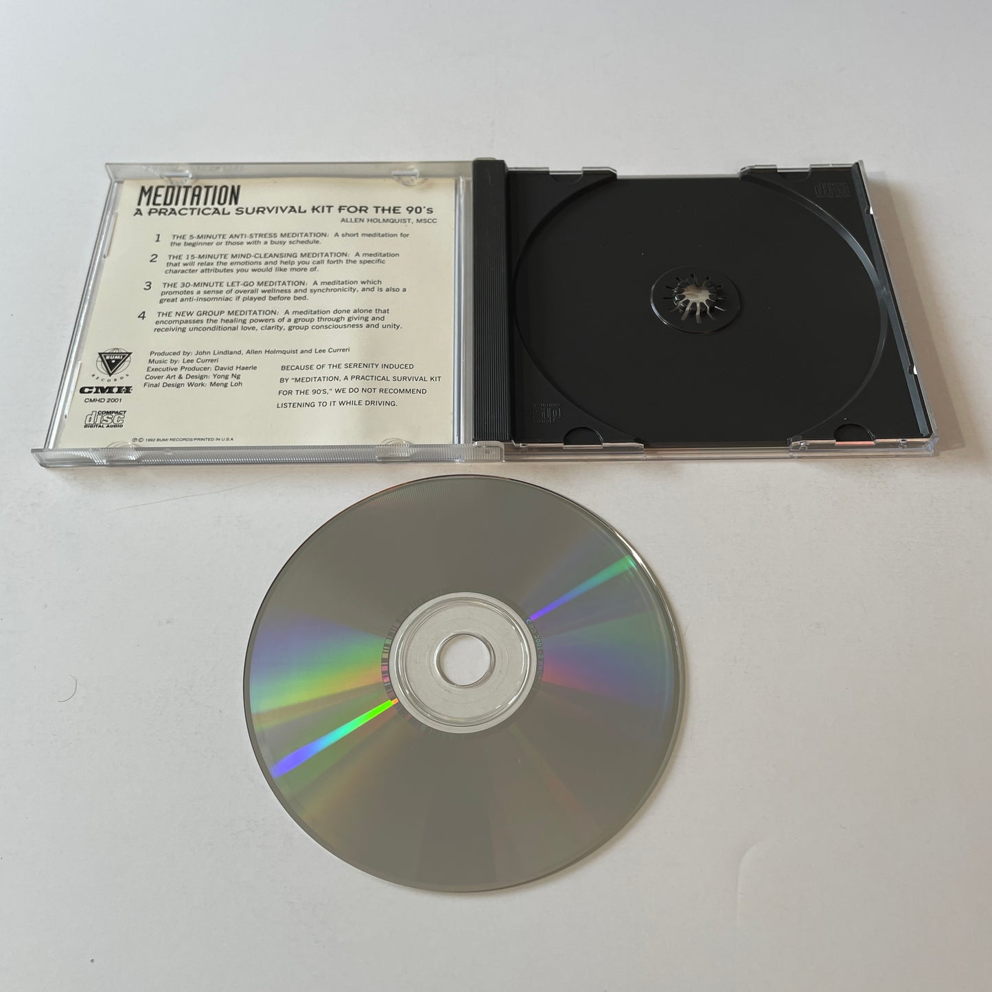 Allen Holmquist Meditation Used CD VG+\VG+