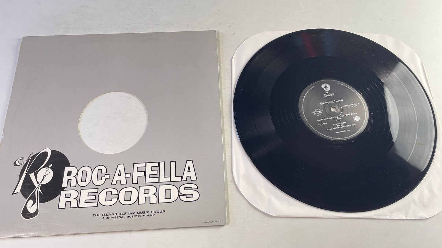 Memphis Bleek Round Here 12" 12" Used Vinyl Single VG+\VG+ Black