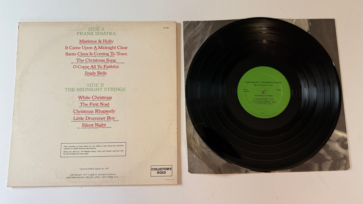 Frank Sinatra Merry Christmas To You! Used Vinyl LP VG+\VG