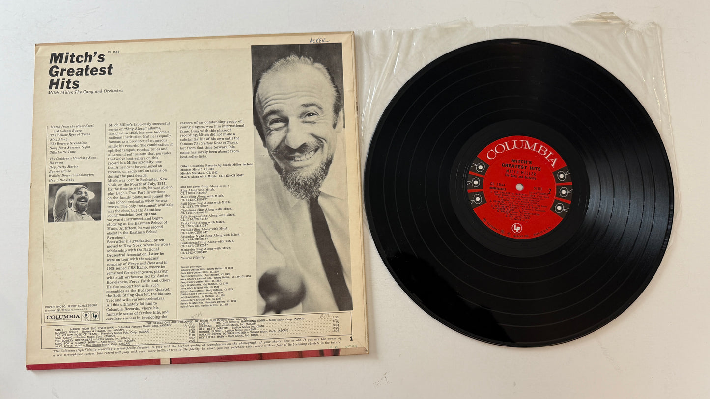 Mitch Miller Mitch's Greatest Hits Used Vinyl LP VG+\VG+