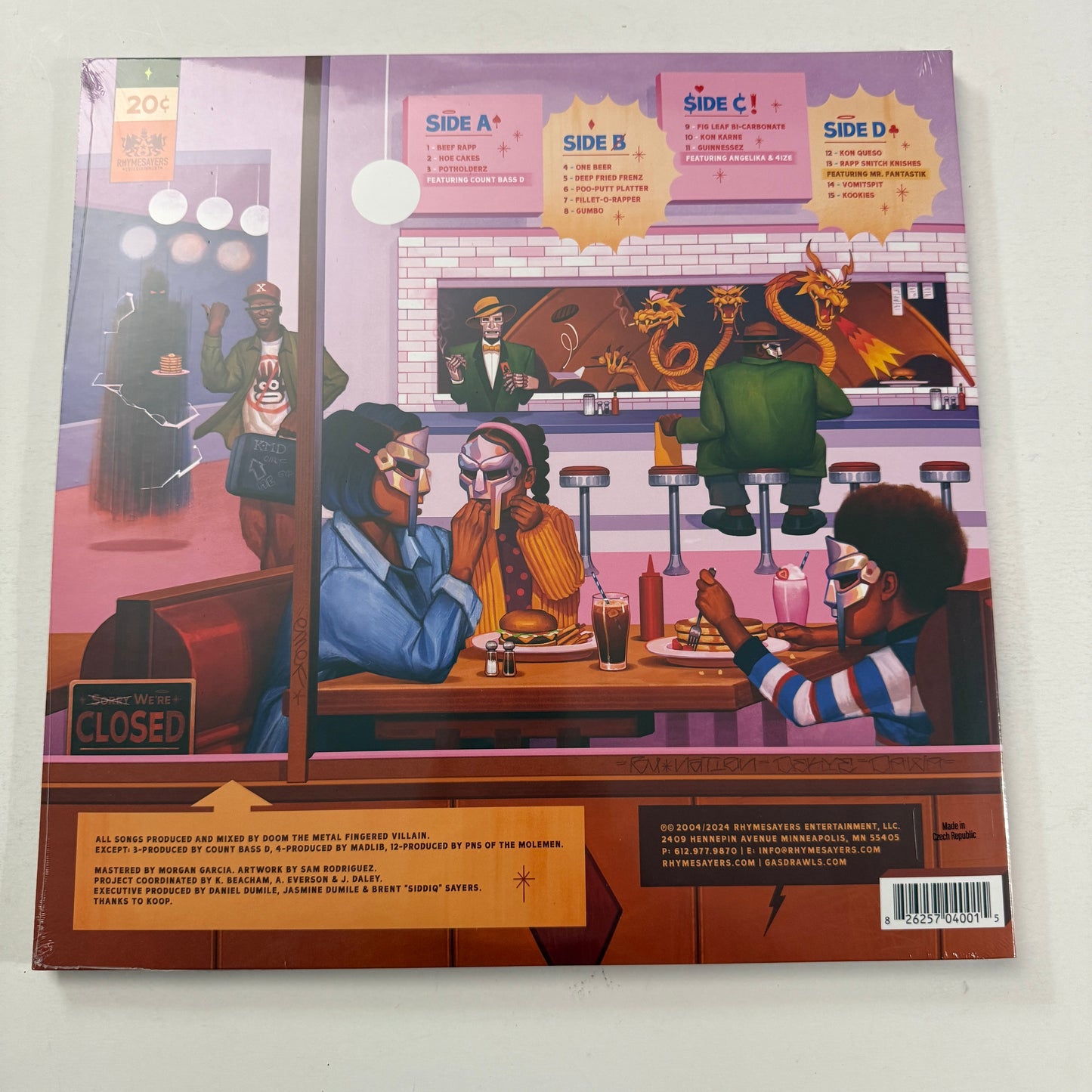 MF Doom MM..Food New Colored Vinyl 2LP M\M