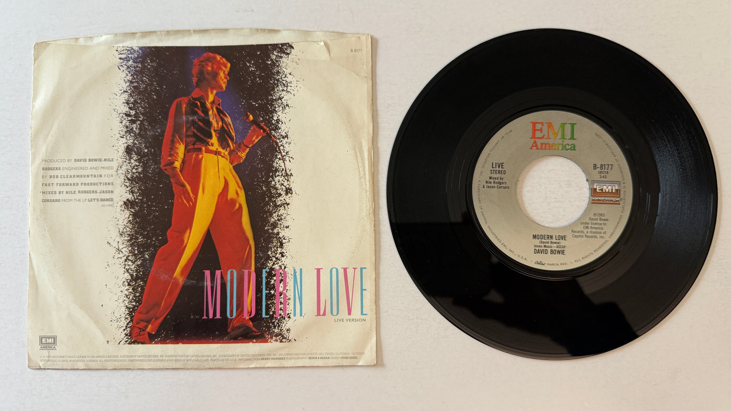 David Bowie Modern Love Used 45 RPM 7" Vinyl VG+\