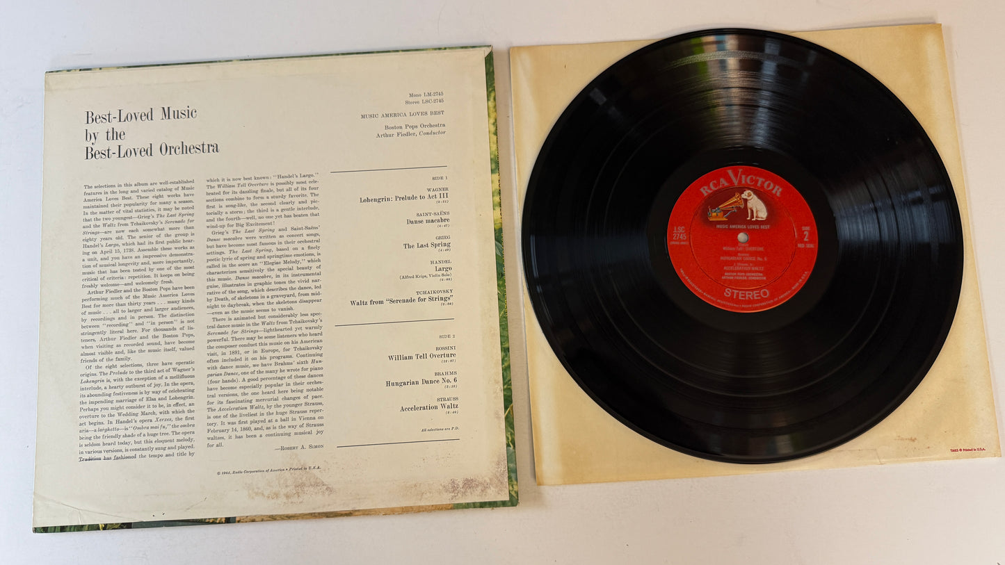 Boston Pops Orchestra Music America Loves Best Used Vinyl LP VG+\VG+
