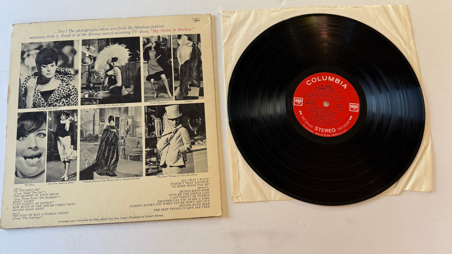 Barbra Streisand My Name Is Barbra, Two... Used Vinyl LP VG+\VG