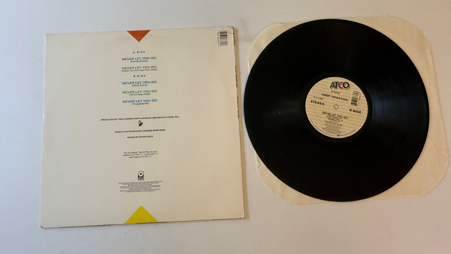 Sweet Sensation Never Let You Go Used Vinyl 12" Single VG+\VG