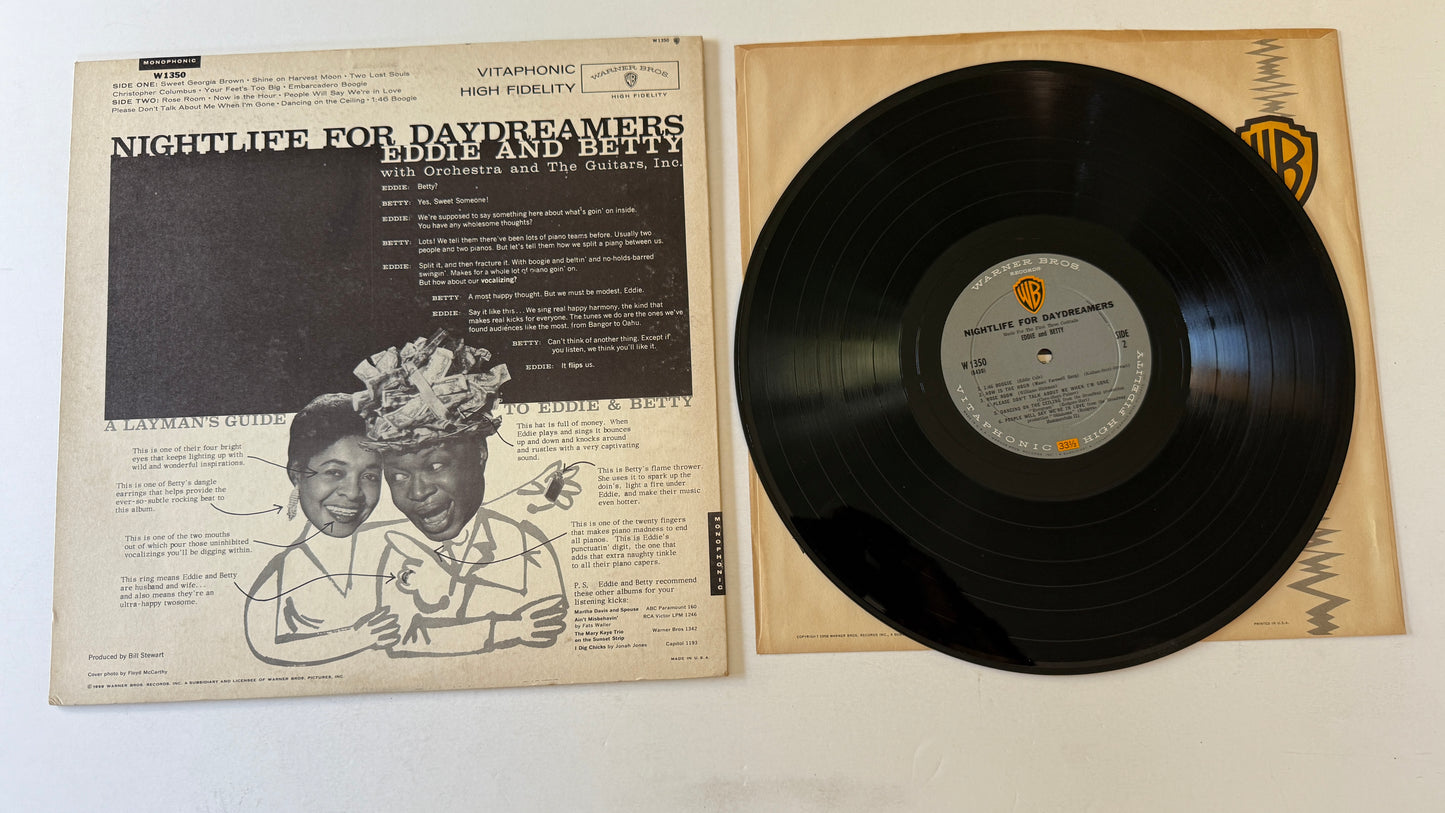 Eddie And Betty Nightlife For Daydreamers Used Vinyl LP VG+\VG+
