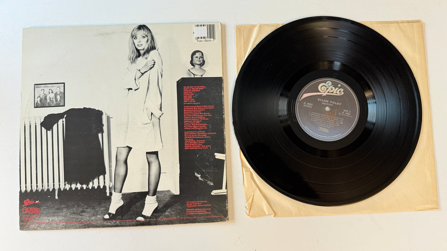 Ellen Foley Nightout Used Vinyl LP VG+\VG