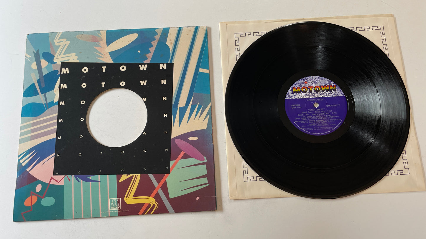 Commodores Nightshift 12" Used Vinyl Single VG+\VG
