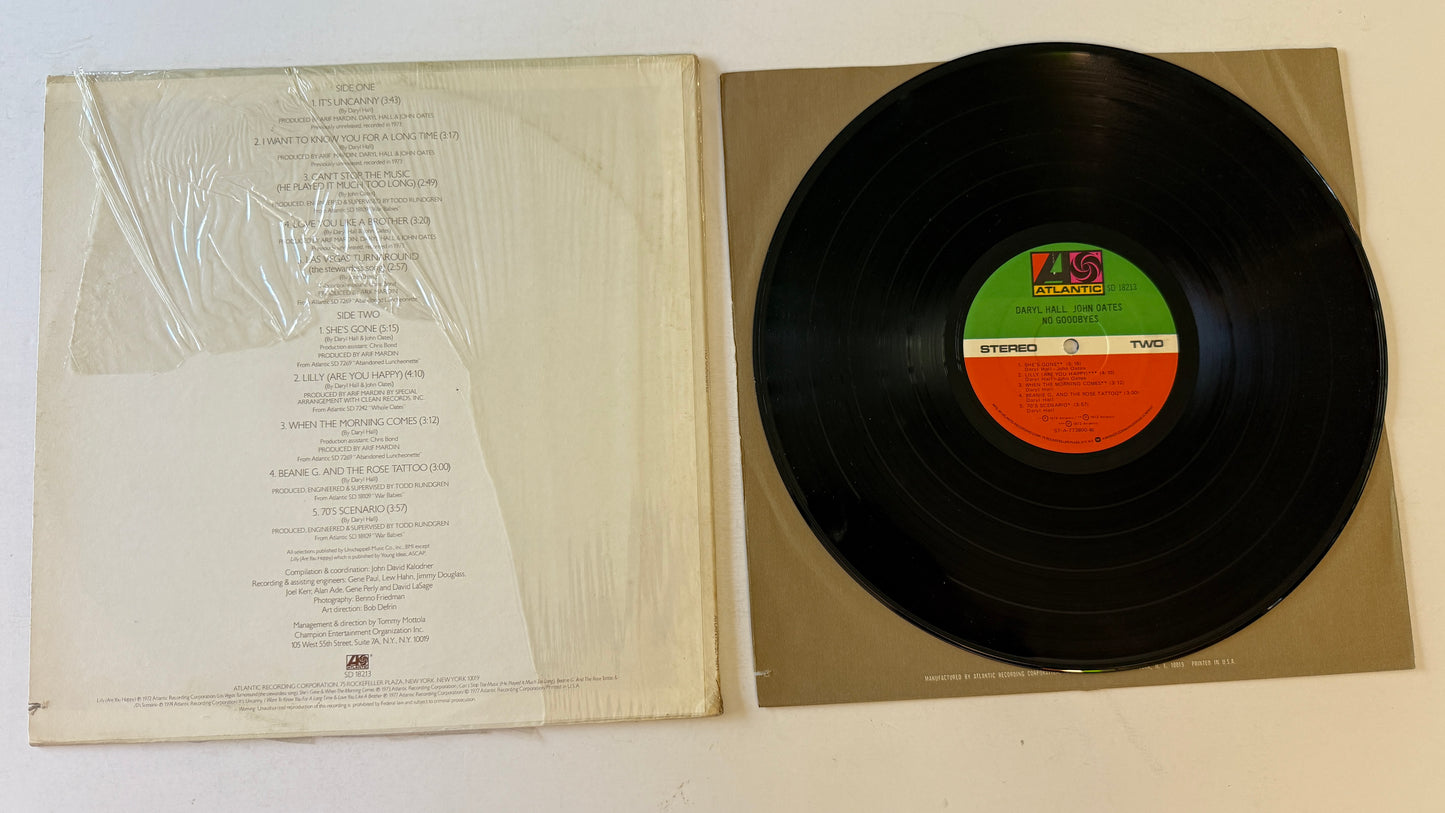 Daryl Hall & John Oates No Goodbyes Used Vinyl LP VG+\VG+