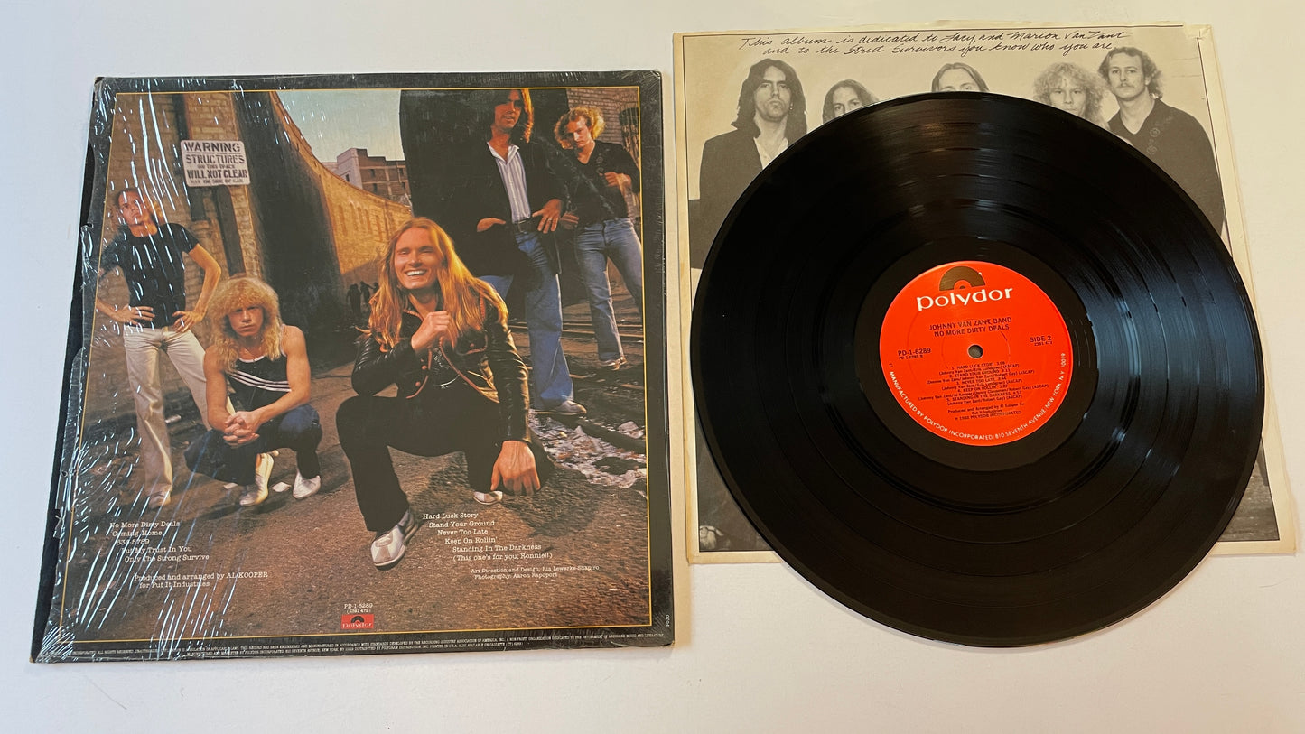 Johnny Van Zant Band No More Dirty Deals Used Vinyl LP VG+\VG+