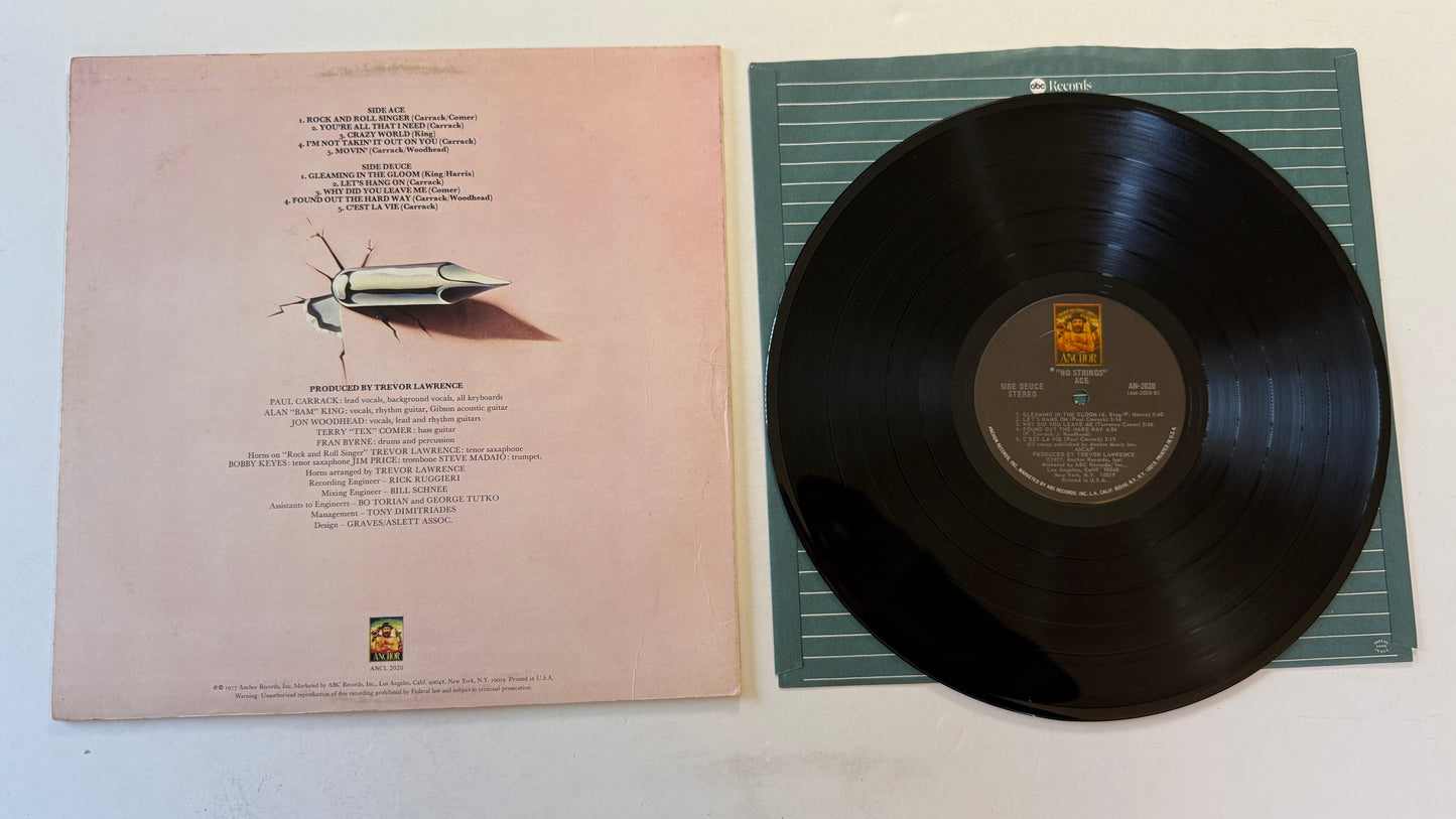 Ace No Strings Used Vinyl LP VG+\VG
