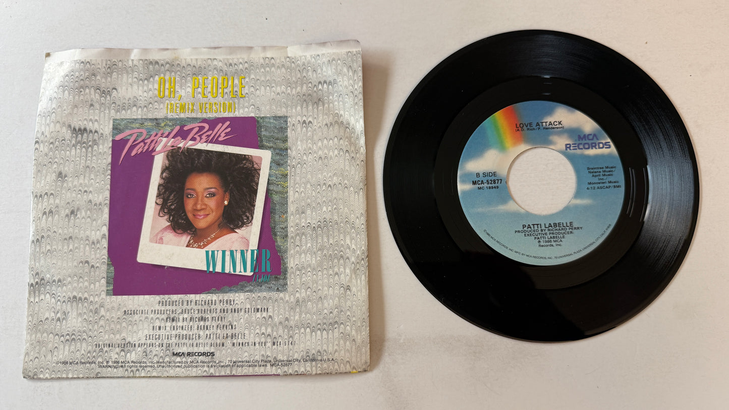 Patti LaBelle Oh, People Used 45 RPM 7" Vinyl VG+\