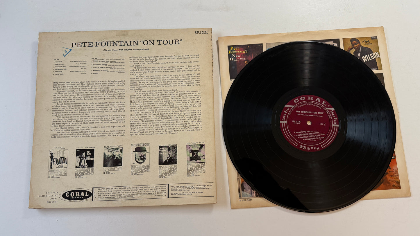 Pete Fountain On Tour Used Vinyl LP VG+\VG