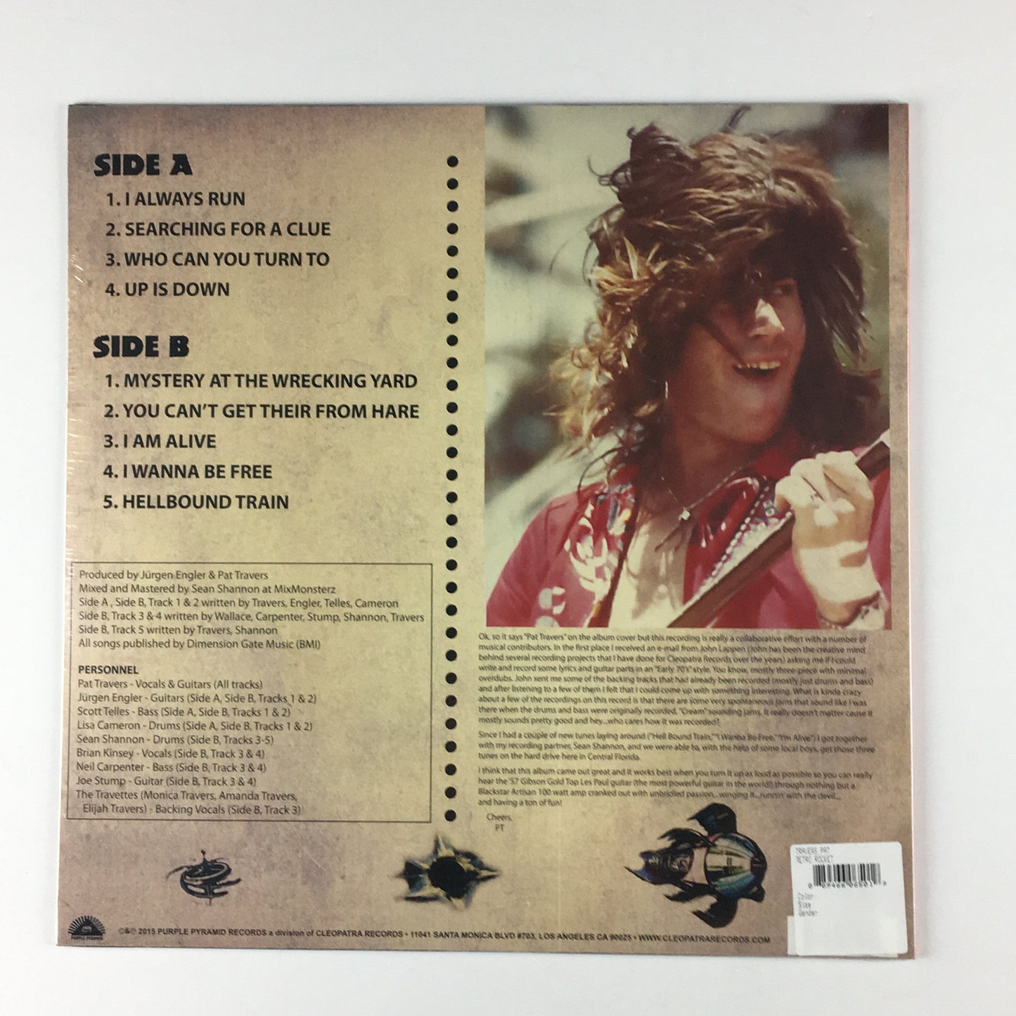 Pat Travers Retro Rocket \ Black